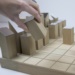 gioco degli scacchi dal design moderno e prezioso realizzata in legno e lamina di specchio 