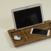 Svuotatasche e porta tablet in legno 