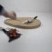 vassoio in legno per taglio alimenti e piatto sushi in quarzo resina bianco o nero 