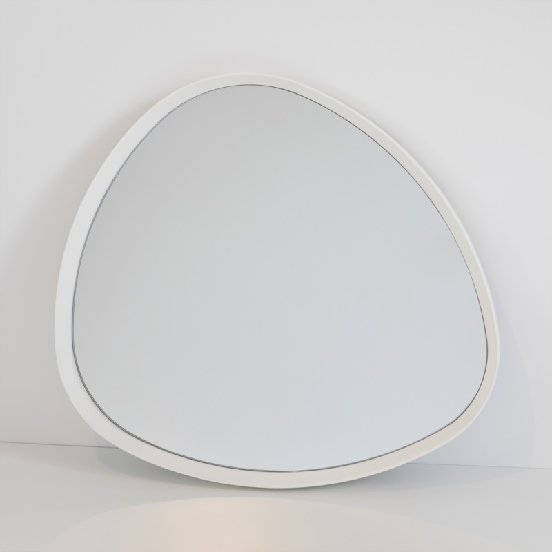 Oggetto di design moderno con specchio incastonato 