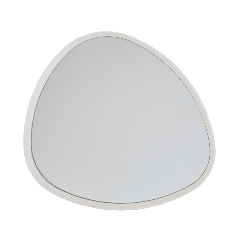 Specchio in MDF laccato Bianco dal design moderno 